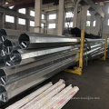 Custom Power Pole 30ft steel pole galvanized steel electric pole with high average galvanized coating 86-130um